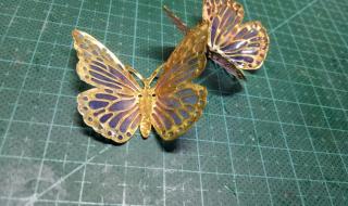 怎么做可爱的书签儿 梦幻蝴蝶书签怎么做